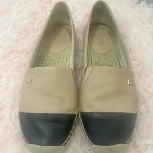 Michael Kors Beige and Black Loafers